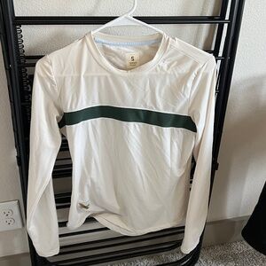 Tracksmith Strata Long Sleeve Ivory